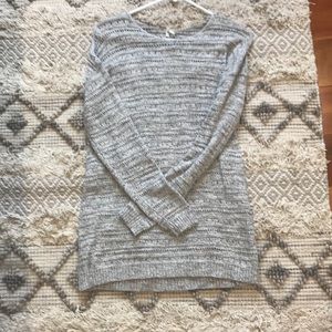 Long sweater in small